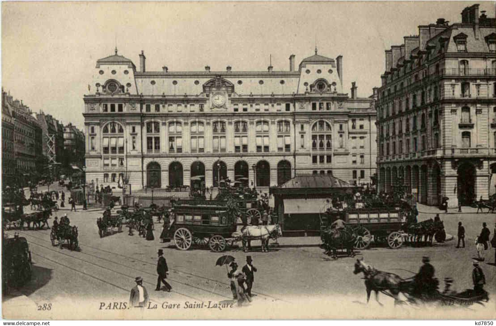 Paris - La Gare Saint Lazare - Pariser Métro, Bahnhöfe
