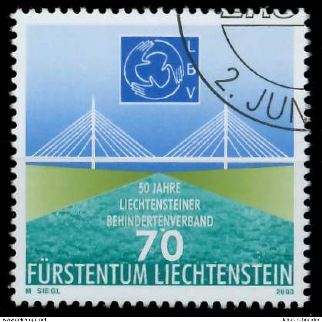 LIECHTENSTEIN 2003 Nr 1321 Gestempelt X29890A - Used Stamps