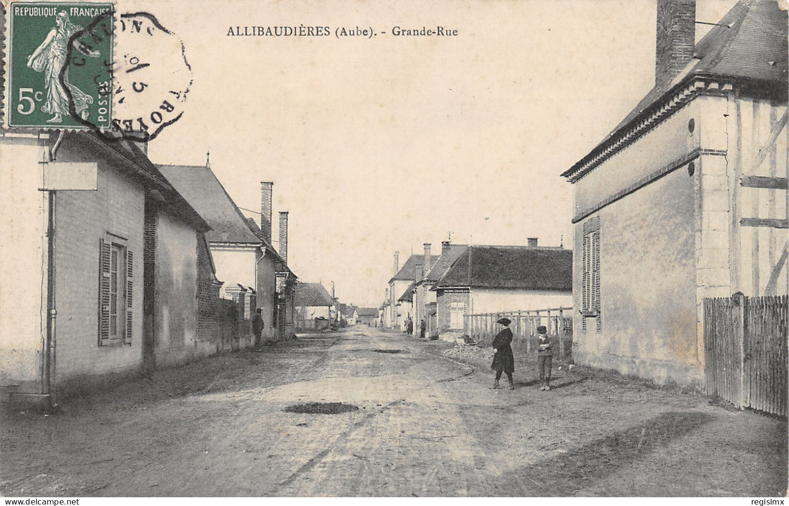 10-ALLIBAUDIERES-GRANDE RUE-N°2040-F/0159 - Other & Unclassified