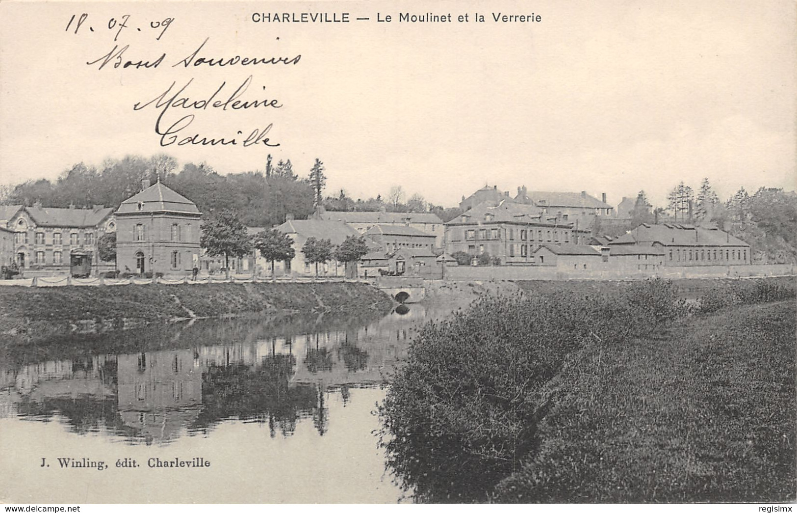 08-CHARLEVILLE-LE MOULINET ET LA VERRERIE-N°2040-F/0033 - Charleville