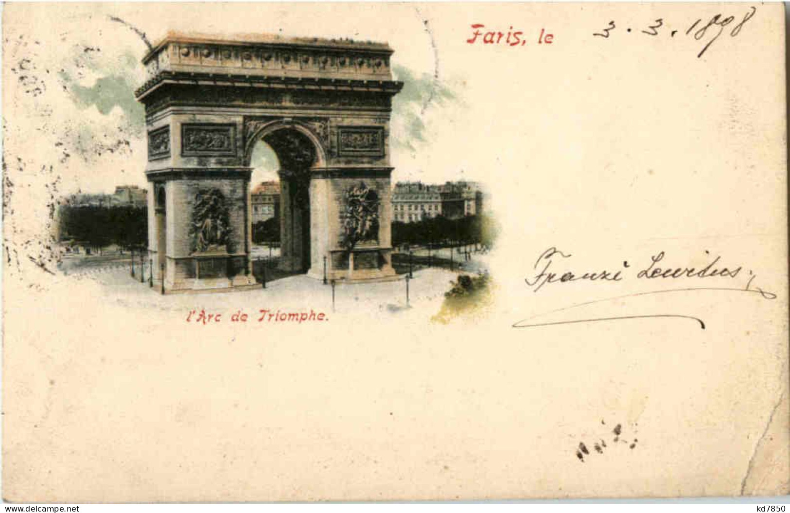 Paris - Arc De Triomphe - Other & Unclassified