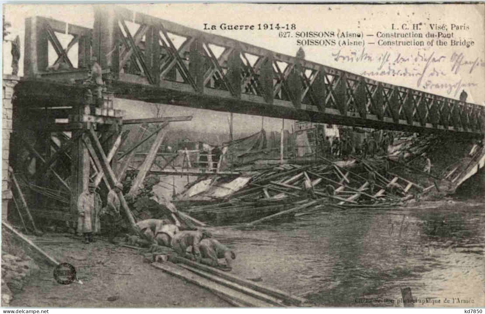 Soissons - Construction Du Pont - Soissons