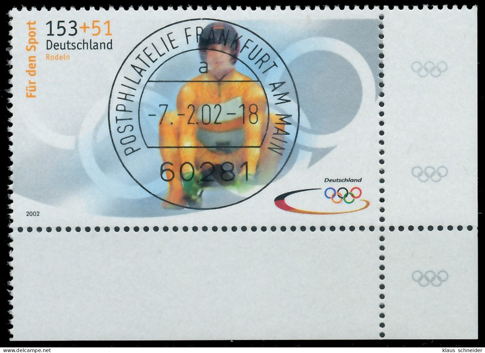 BRD BUND 2002 Nr 2240a Zentrisch Gestempelt ECKE-URE X3CD0FA - Used Stamps