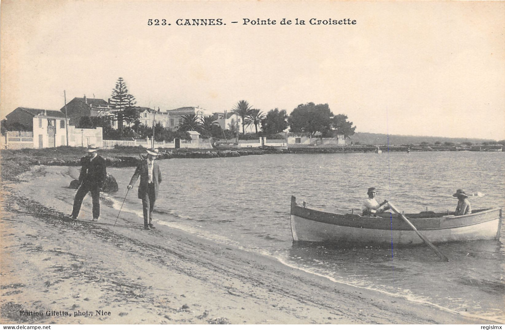06-CANNES-BARQUE POINTE DE LA CROISETTE-N°2040-E/0051 - Cannes