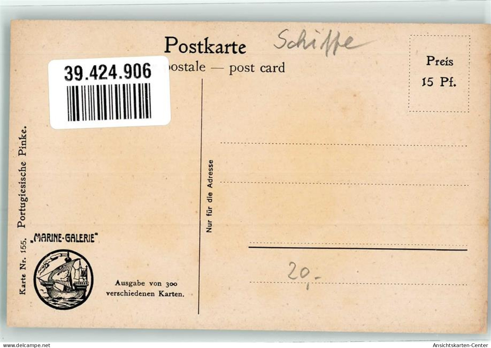 39424906 - Nr.155 Portugiesische Pinke Sign.Chr.Rave - Other & Unclassified