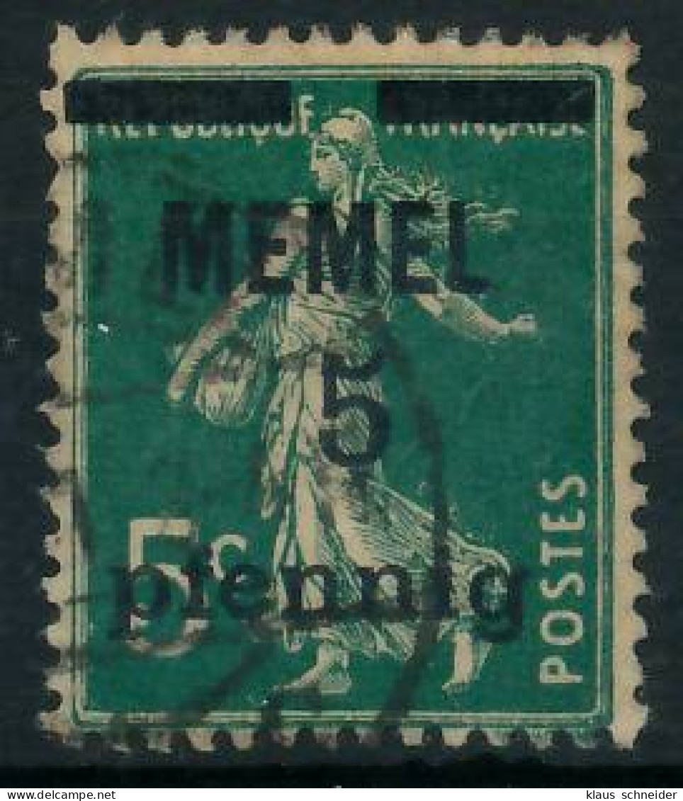 MEMEL 1920 Nr 18a Gestempelt Gepr. X473066 - Memel (Klaipeda) 1923
