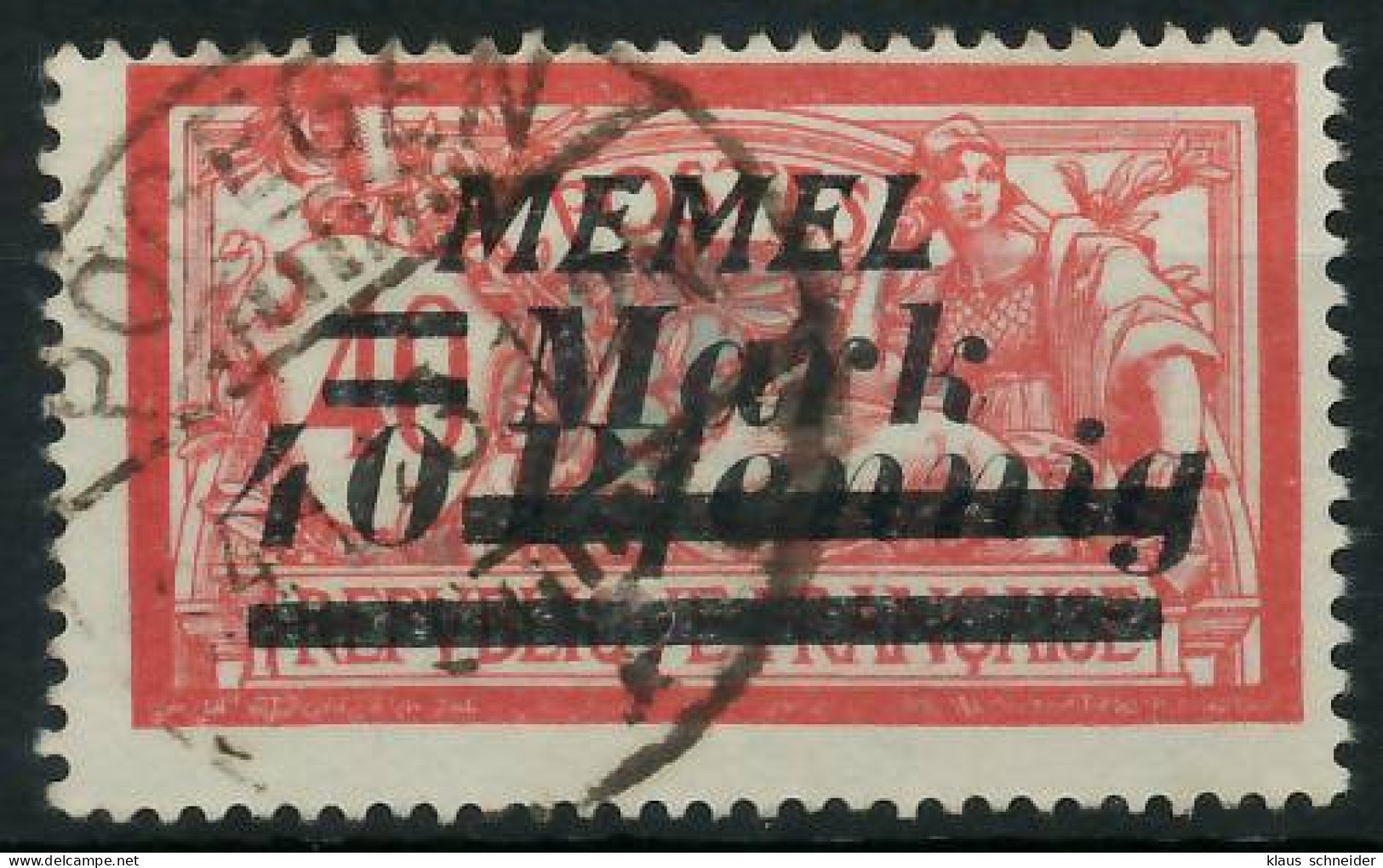 MEMEL 1922 Nr 119 Gestempelt X478B1A - Klaipeda 1923