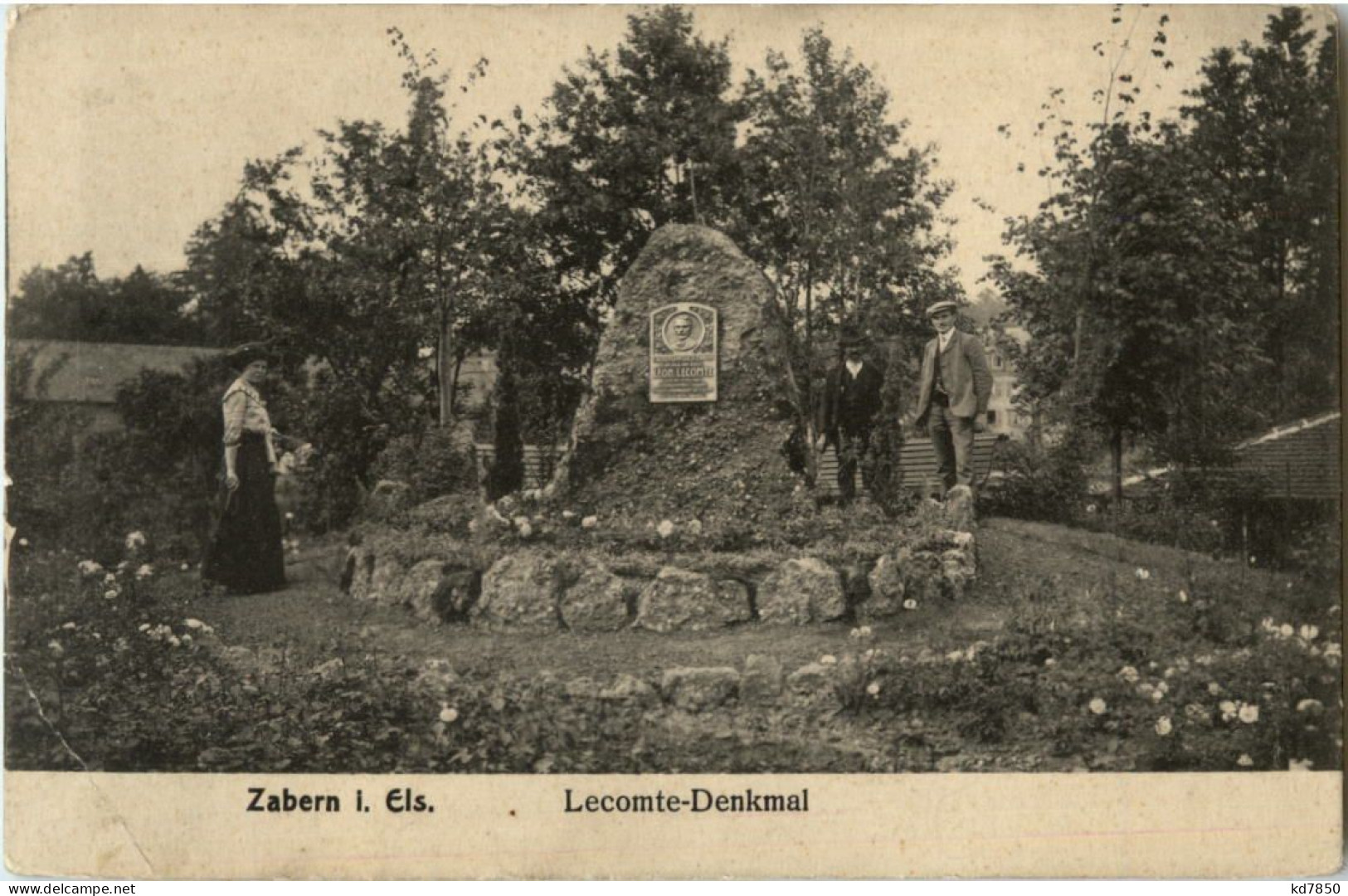 Zabern - Lecomte Denkmal - Saverne