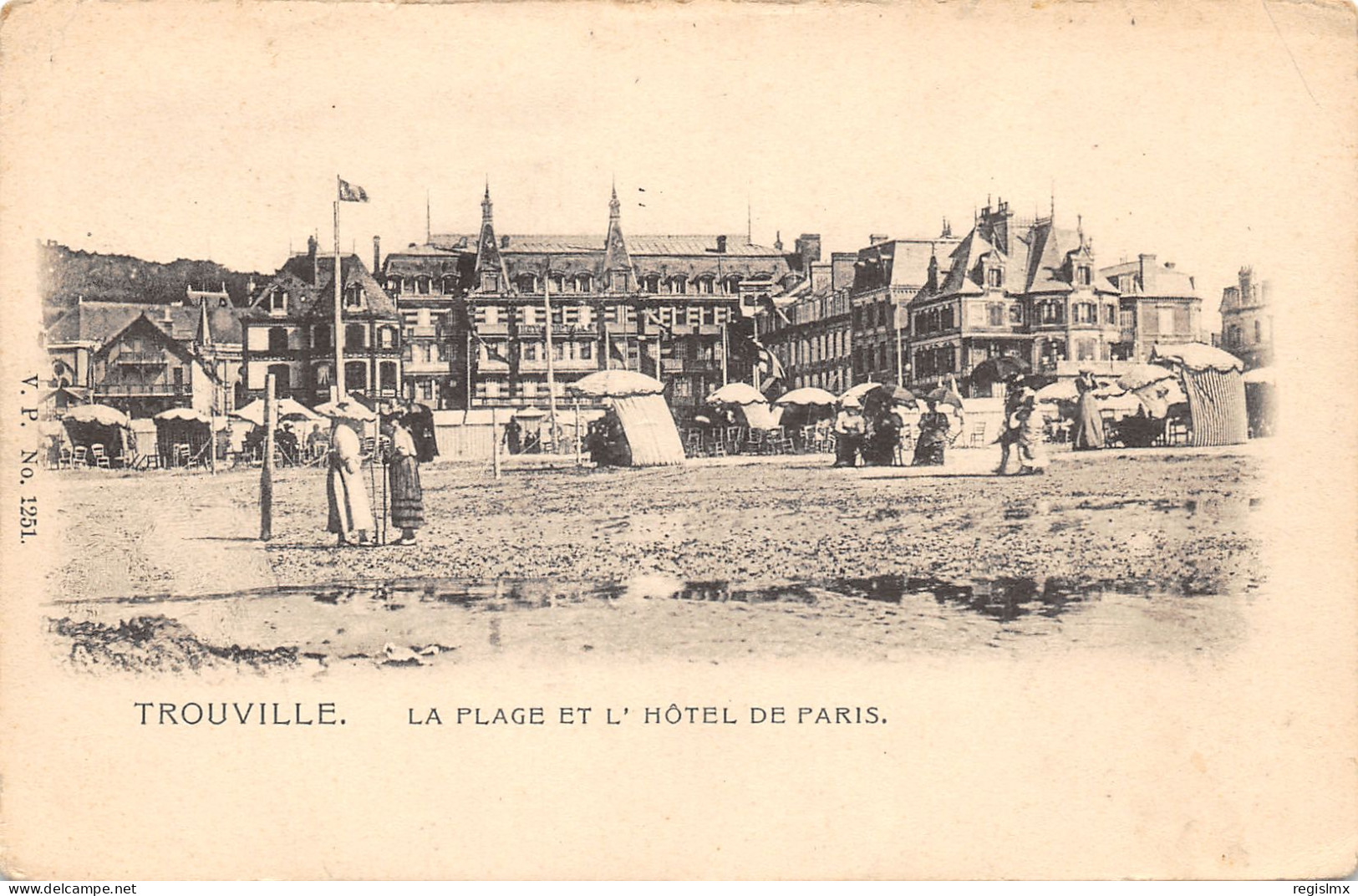 14-TROUVILLE SUR MER-HOTEL DE PARIS-N°2041-B/0077 - Trouville
