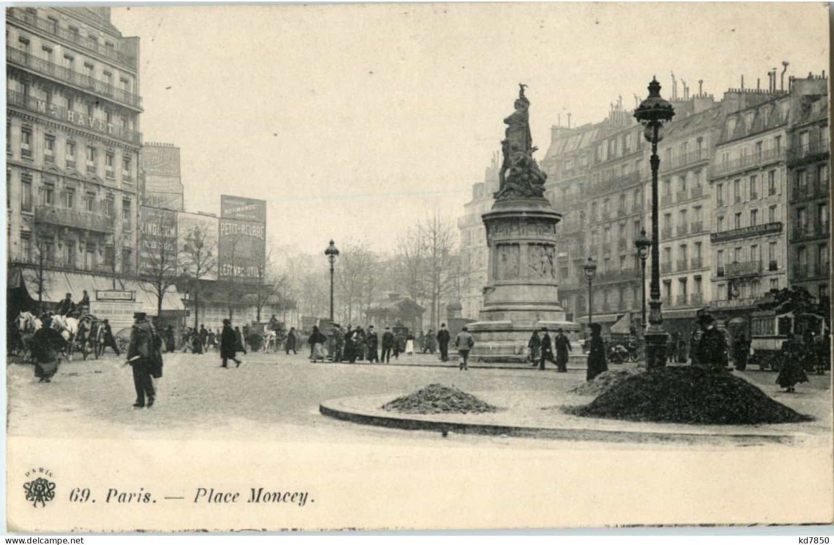 Paris - Place Moncey - Other & Unclassified
