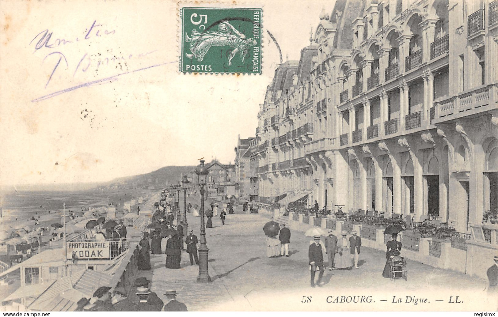 14-CABOURG-LA DIGUE-N°2041-A/0029 - Cabourg