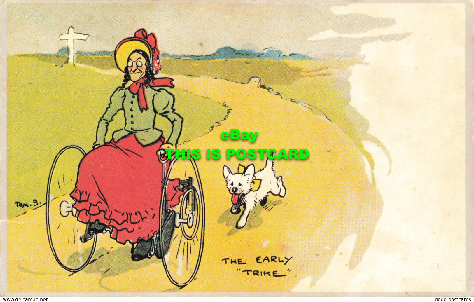 R573701 Early Trike. Tom Browne. Early Edwardian. Chimera Arts London - Autres & Non Classés
