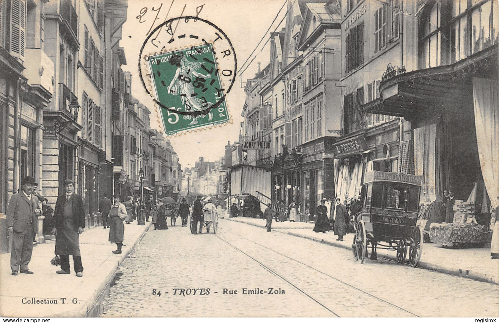 10-TROYES-RUE EMILE ZOLA-N°2040-G/0327 - Troyes