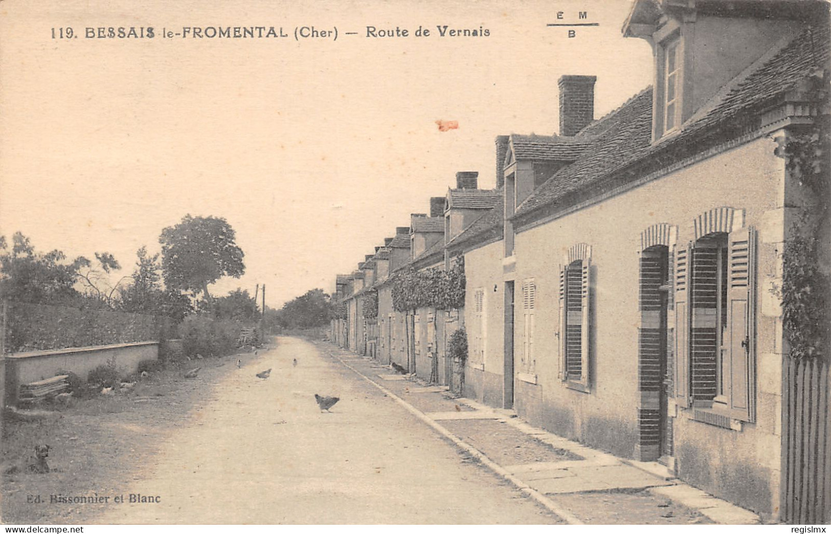 18-BESSAIS LE FROMENTAL-ROUTE DE VERNAIS-N°2041-C/0361 - Andere & Zonder Classificatie