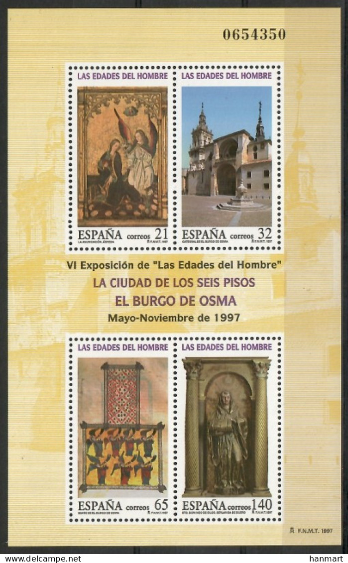 Spain 1997 Mi Block 70 MNH  (ZE1 SPNbl70) - Christianity