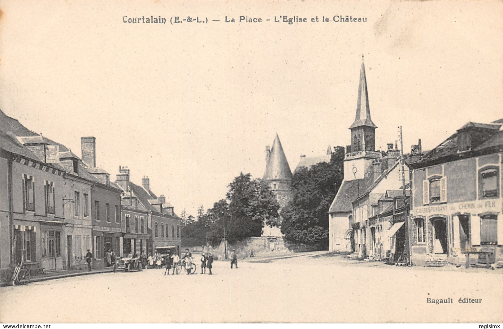 28-COURTALAIN-LA PLACE-N°2041-H/0069 - Other & Unclassified