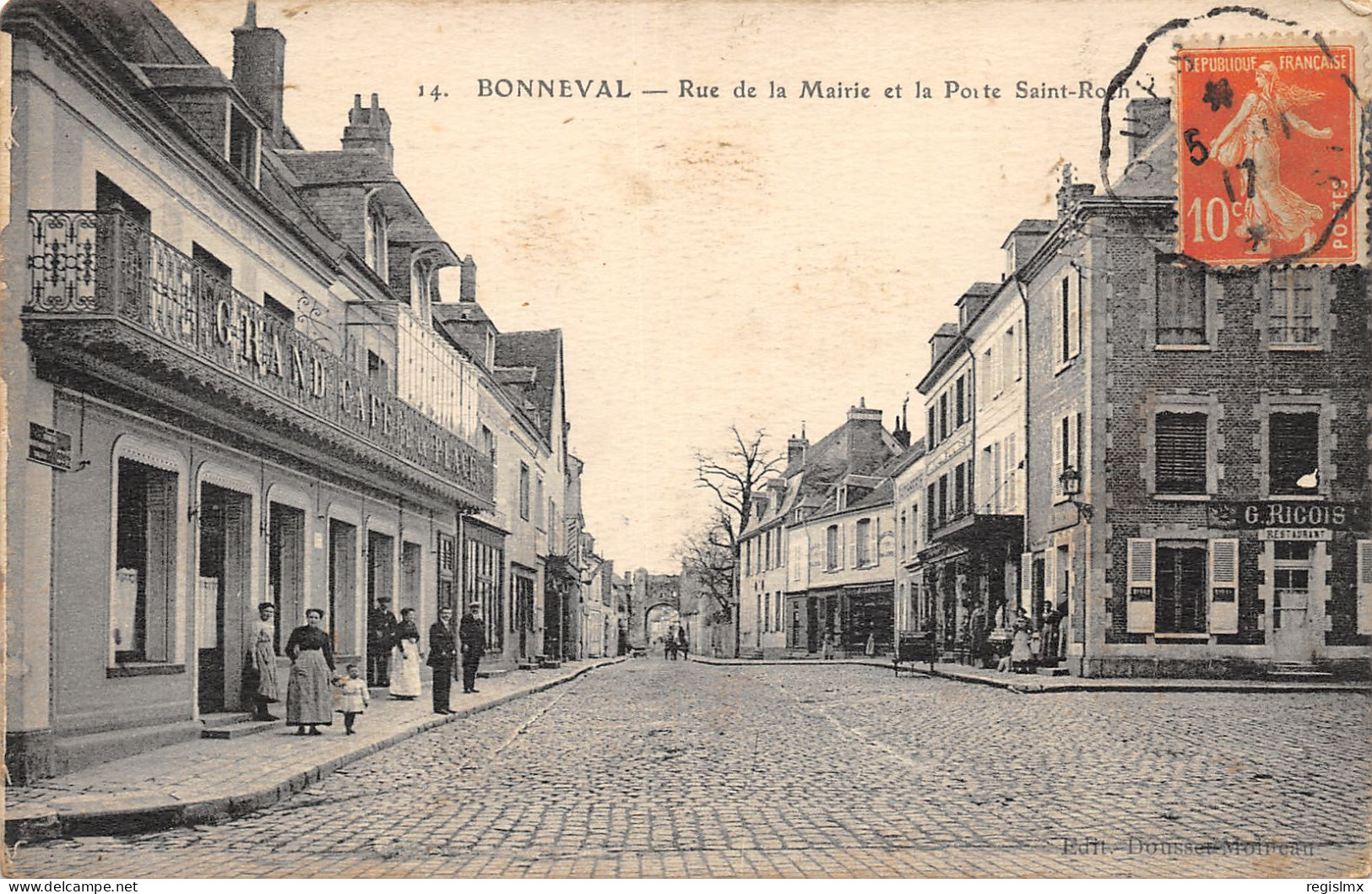 28-BONNEVAL-RUE DE LA MAIRIE-N°2041-H/0049 - Bonneval
