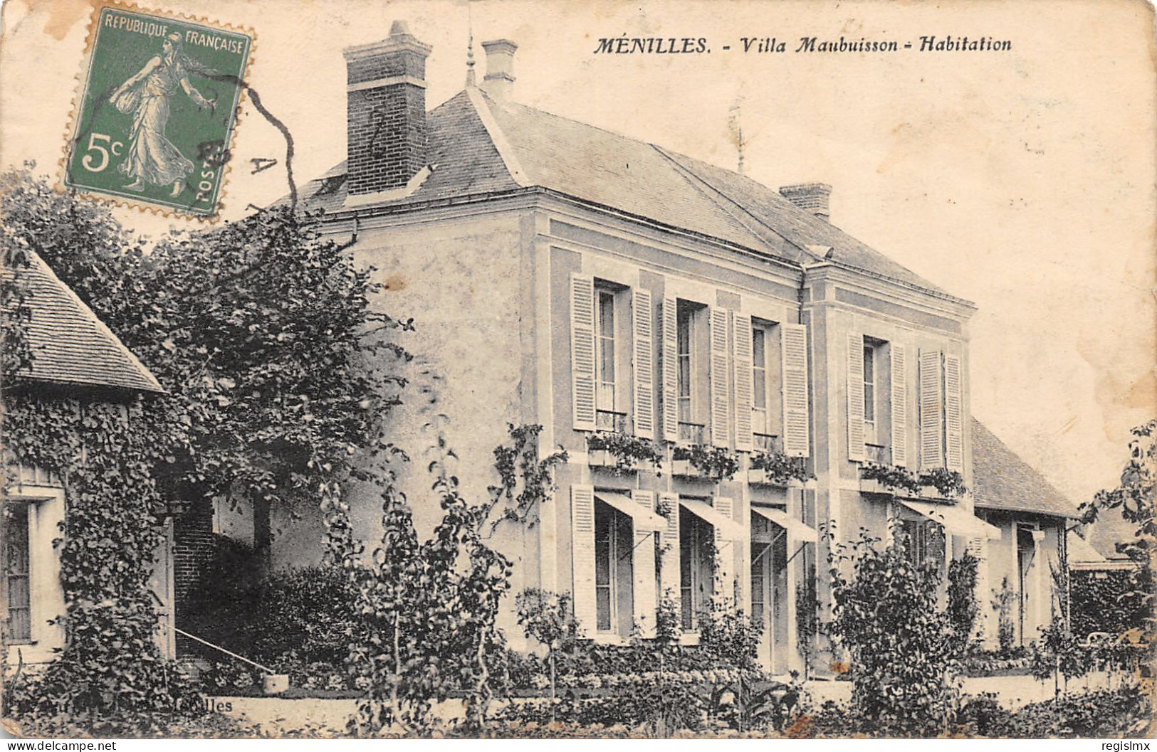 27-MENILLES-VILLA MAUBUISSON-N°2041-G/0151 - Other & Unclassified