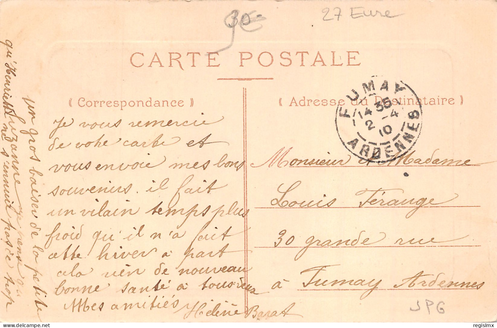 27-GALISSEY-LE PRE CENTRAL-N°2041-G/0083 - Other & Unclassified