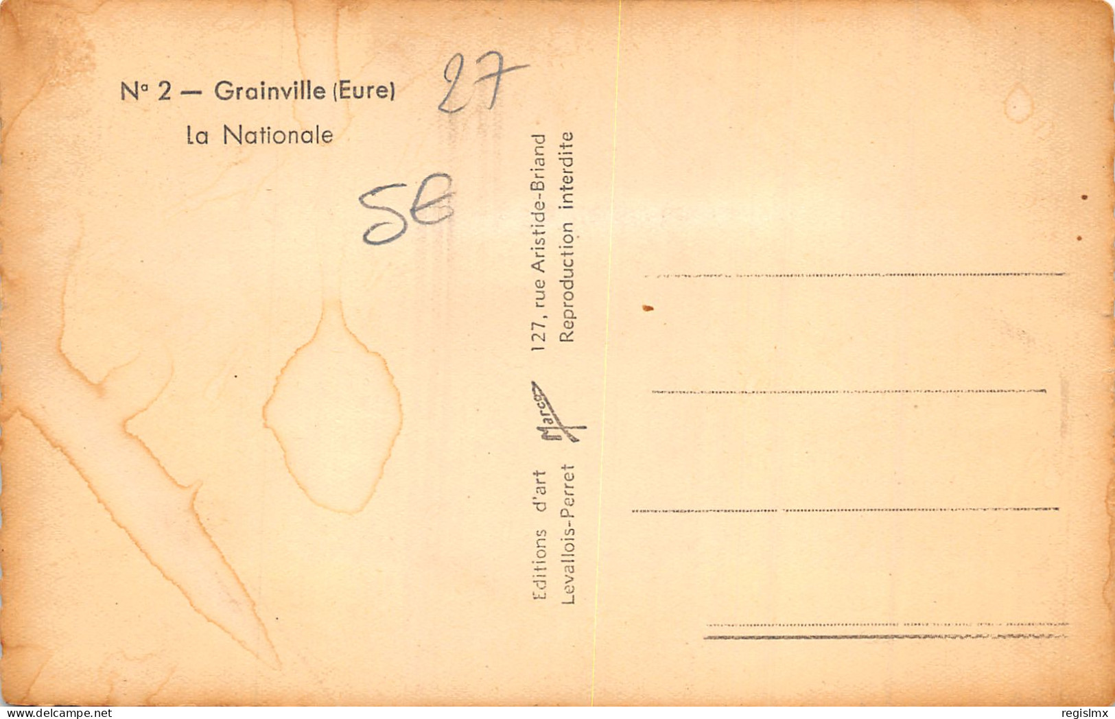 27-GRAINVILLE-LA NATIONALE-N°2041-G/0017 - Other & Unclassified