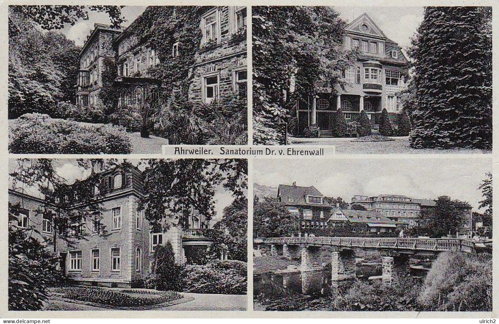 AK Ahrweiler - Sanatorium Dr. V. Ehrenwall - Mehrbildkarte - 1942 (69099) - Bad Neuenahr-Ahrweiler