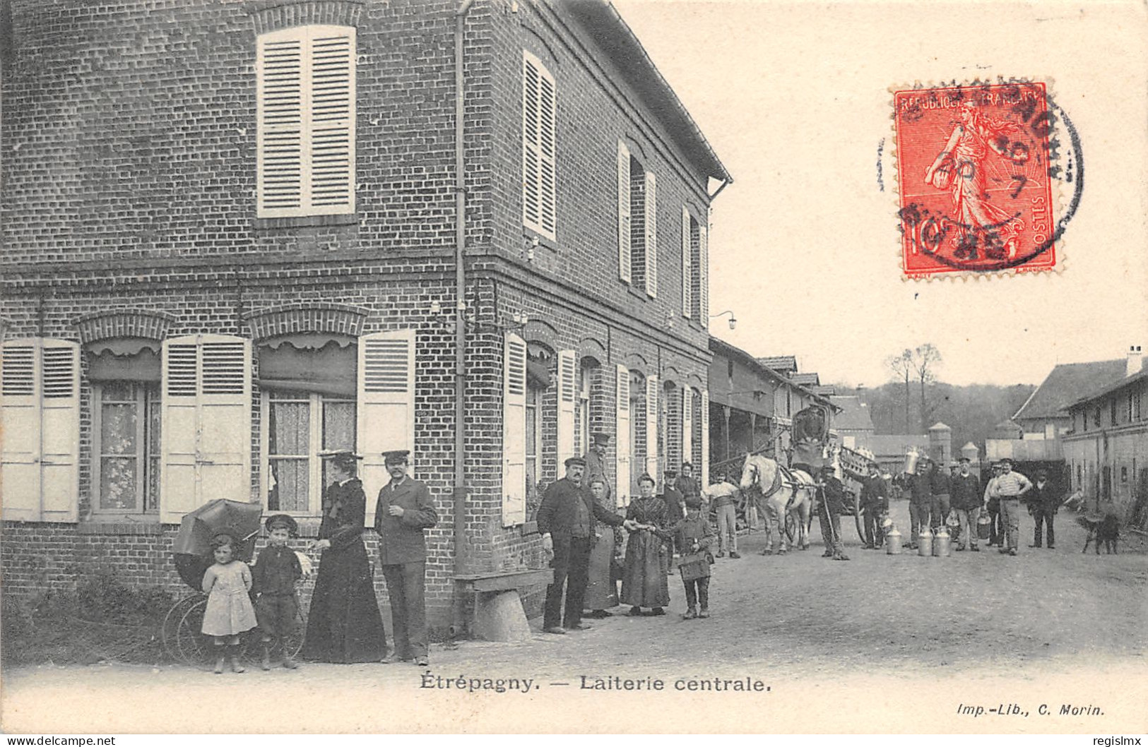 27-ETREPAGNY-LAITERIE CENTRALE-N°2041-F/0345 - Other & Unclassified