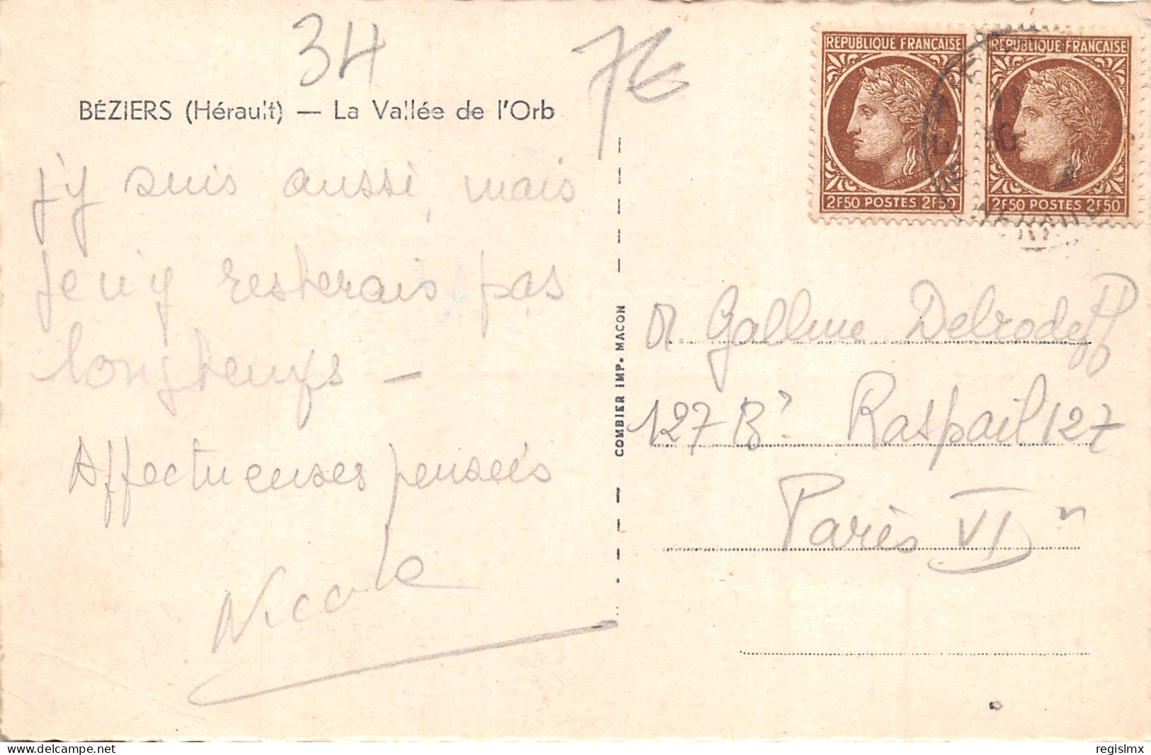 34-BEZIERS-N°2042-E/0111 - Beziers
