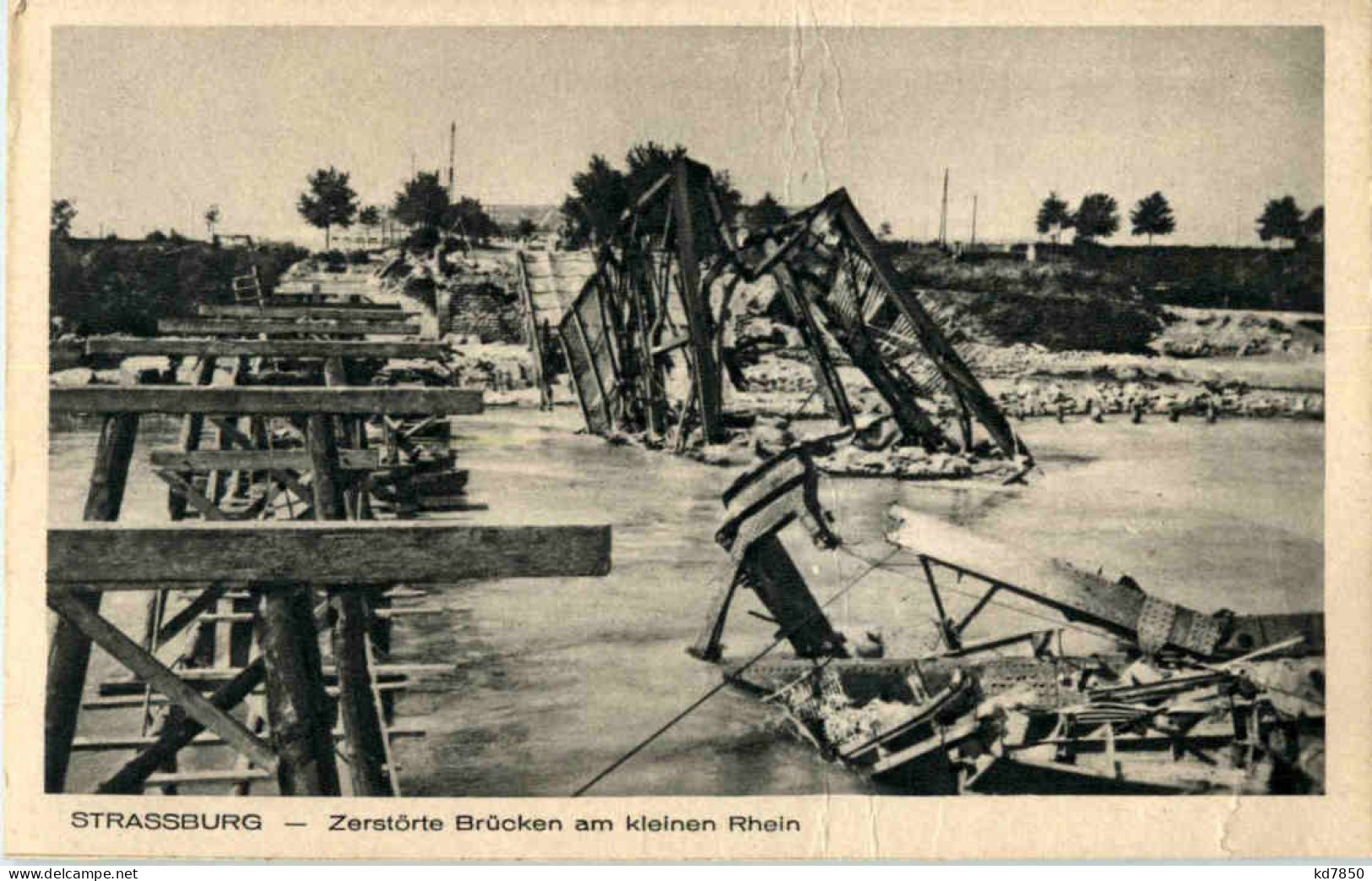 Strasbourg - Zerstörte Brücken Am Kleinen Rhein - Strasbourg