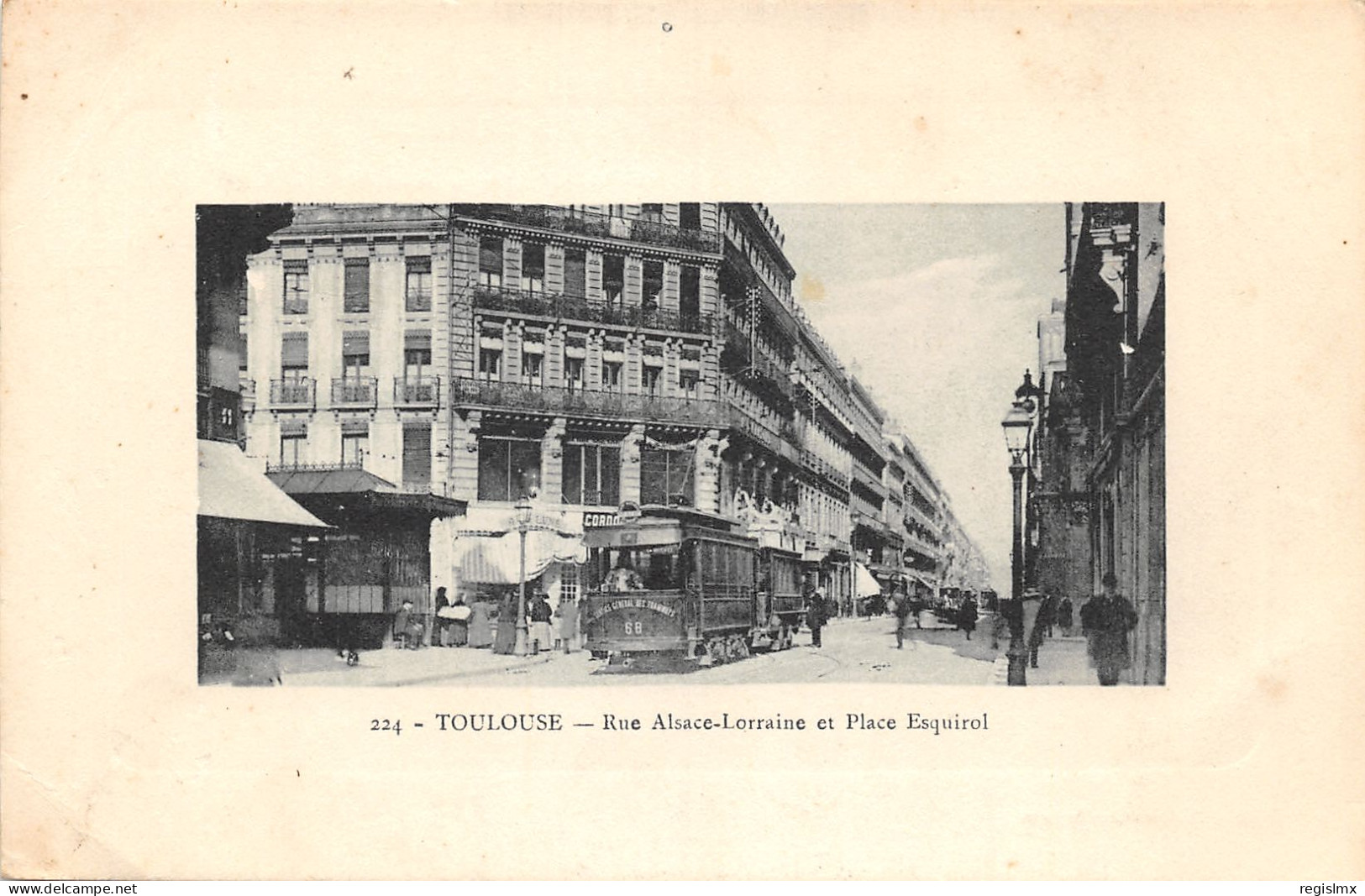31-TOULOUSE-TRAMWAY PLACE D ESQUIROL-N°2042-D/0011 - Toulouse