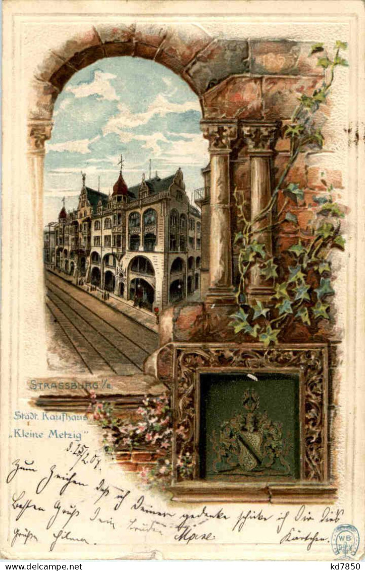 Strasbourg - Kleine Metzig - Litho - Strasbourg