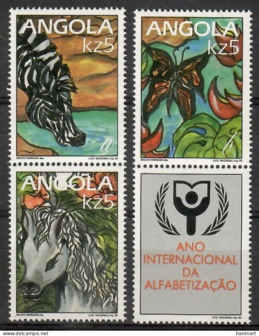 Angola 1990 Mi 837-839 MNH  (LZS6 ANGpar837-839) - Farm