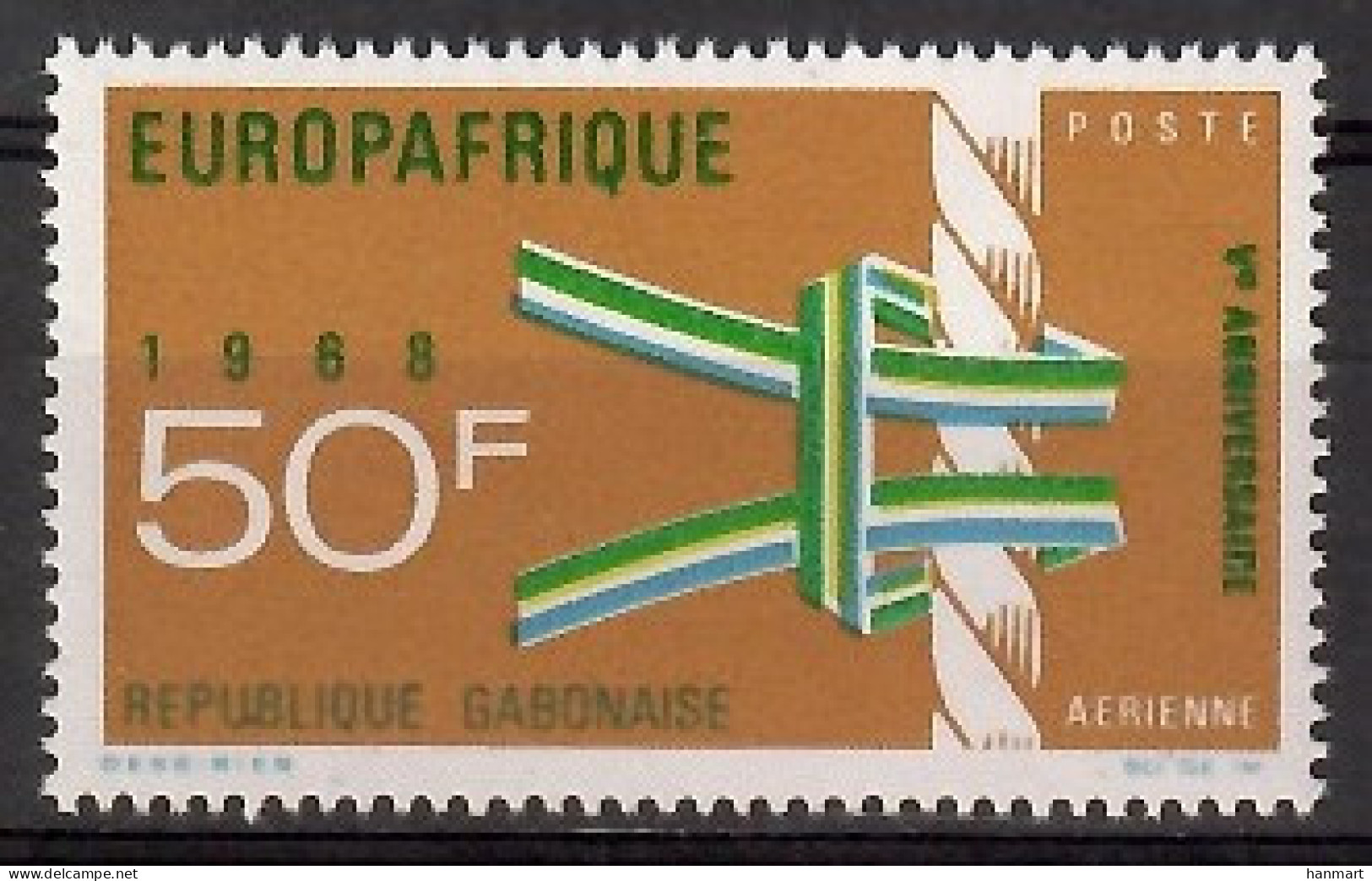 Gabon 1968 Mi 304 MNH  (ZS6 GBN304) - Andere & Zonder Classificatie