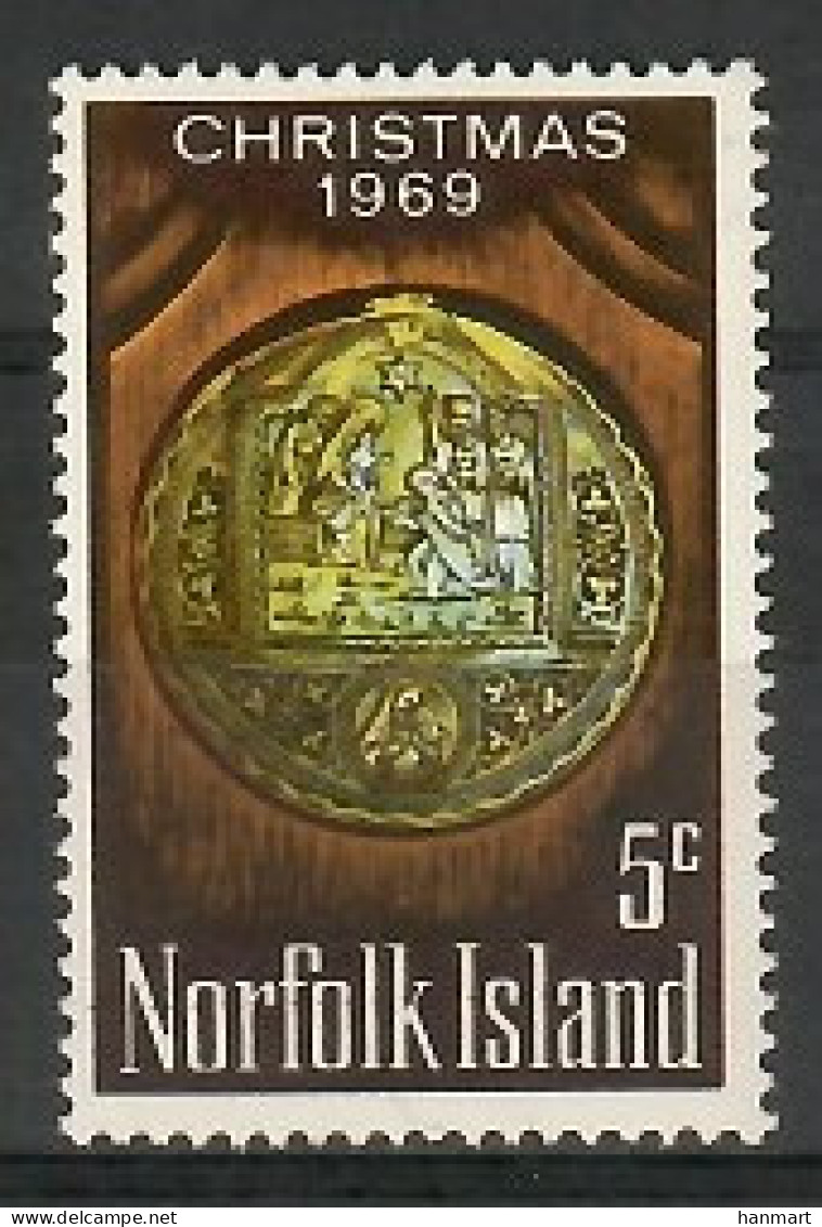 Norfolk Island 1969 Mi 104 MNH  (ZS7 NRF104) - Noël