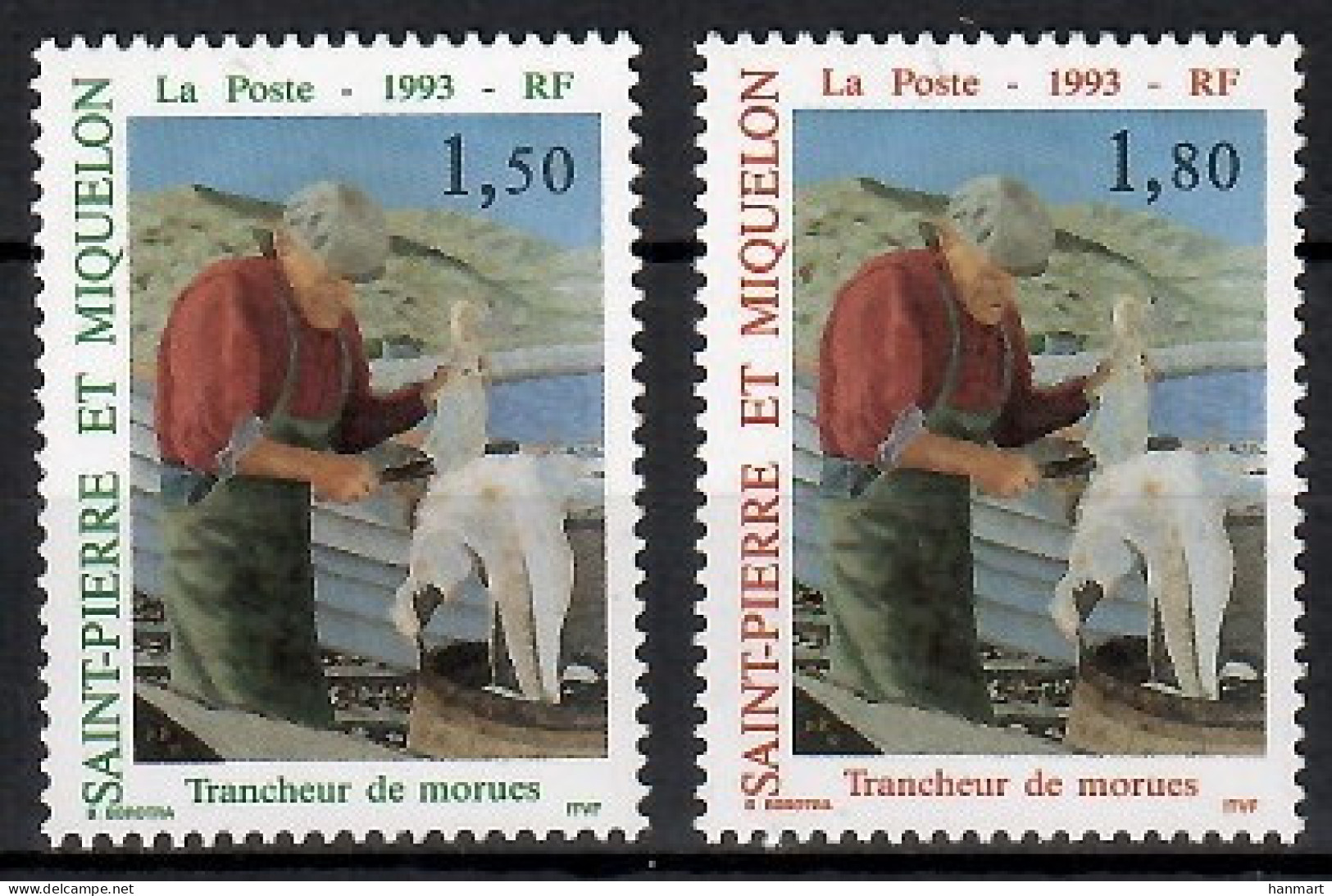 Saint Pierre And Miquelon 1993 Mi 652-653 MNH  (ZS1 SPM652-653) - Sonstige & Ohne Zuordnung
