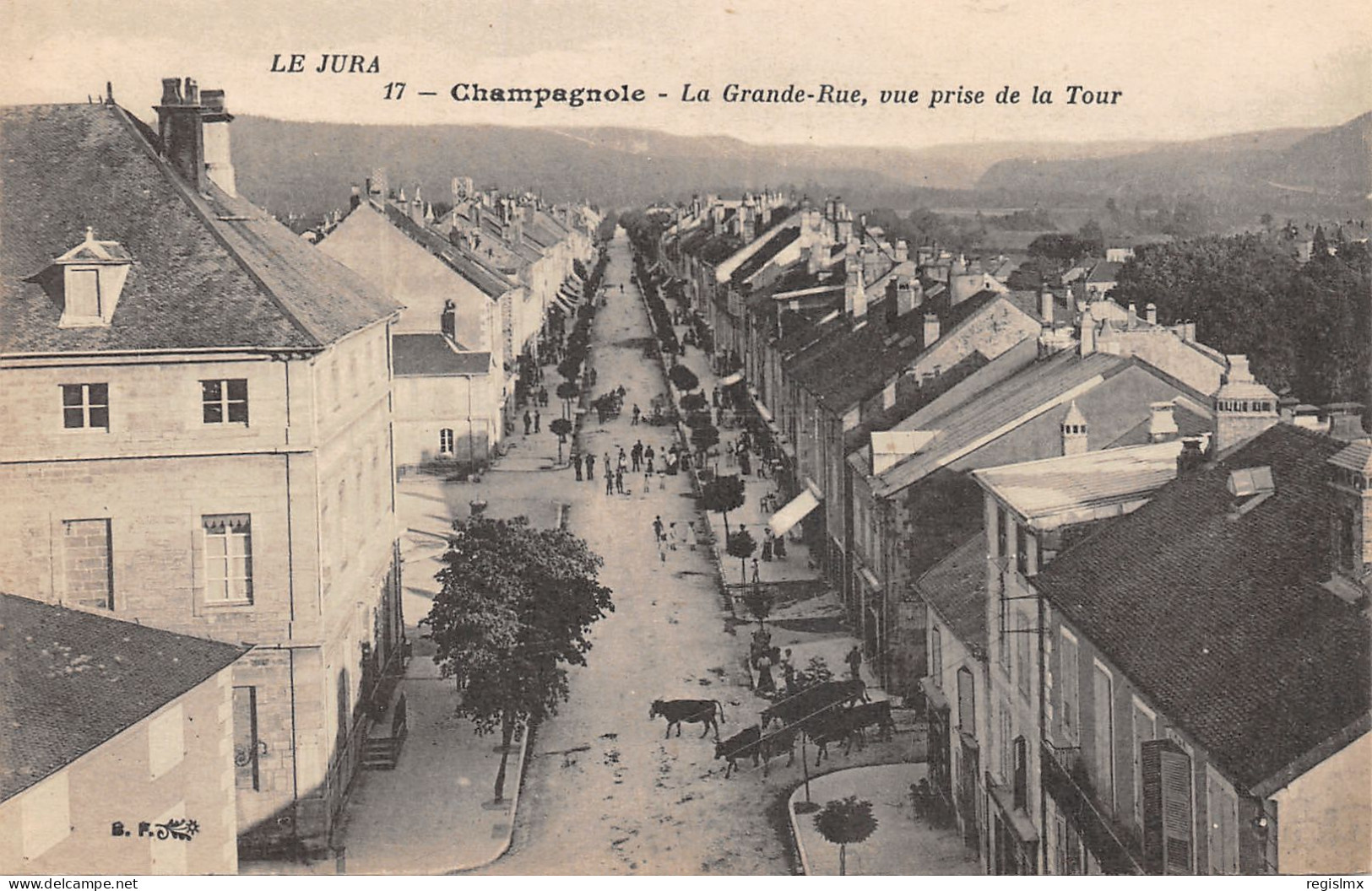 39-CHAMPAGNOLE-LA GRANDE RUE-N°2042-H/0025 - Champagnole