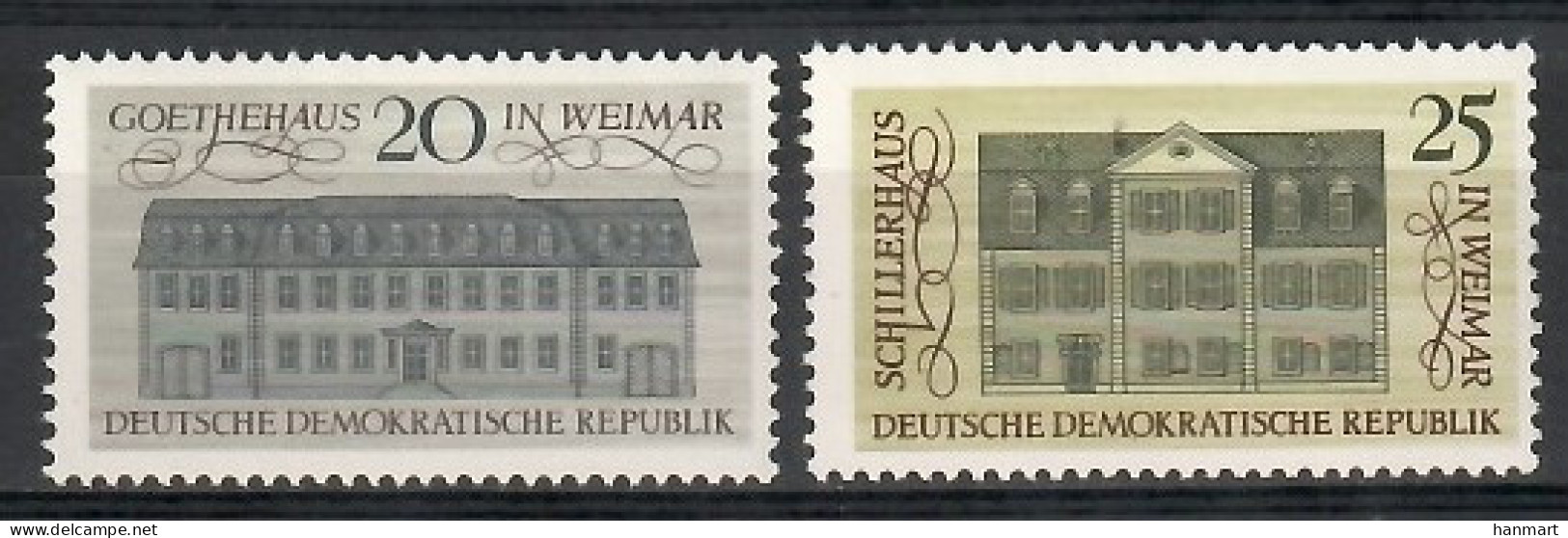 Germany, Democratic Republic (DDR) 1967 Mi 1329-1330 MNH  (ZE5 DDR1329-1330) - Autres