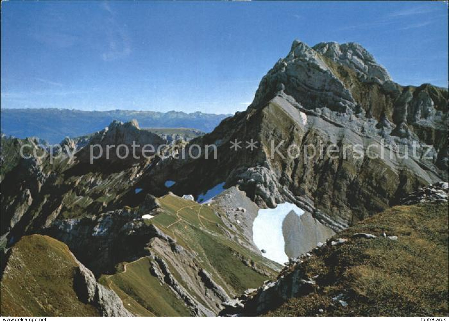 11878082 Rotsteinpass Lisengrat Mit Altmann Rotsteinpass - Andere & Zonder Classificatie