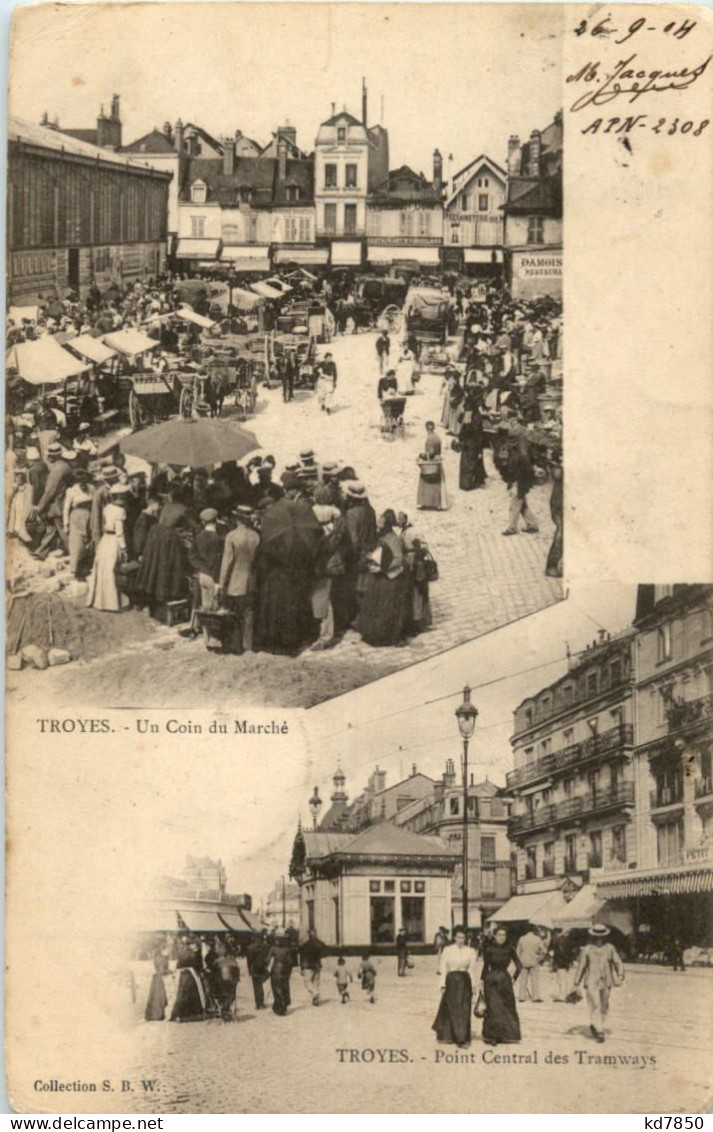 Troyes - Un Coin Du Marche - Sonstige & Ohne Zuordnung