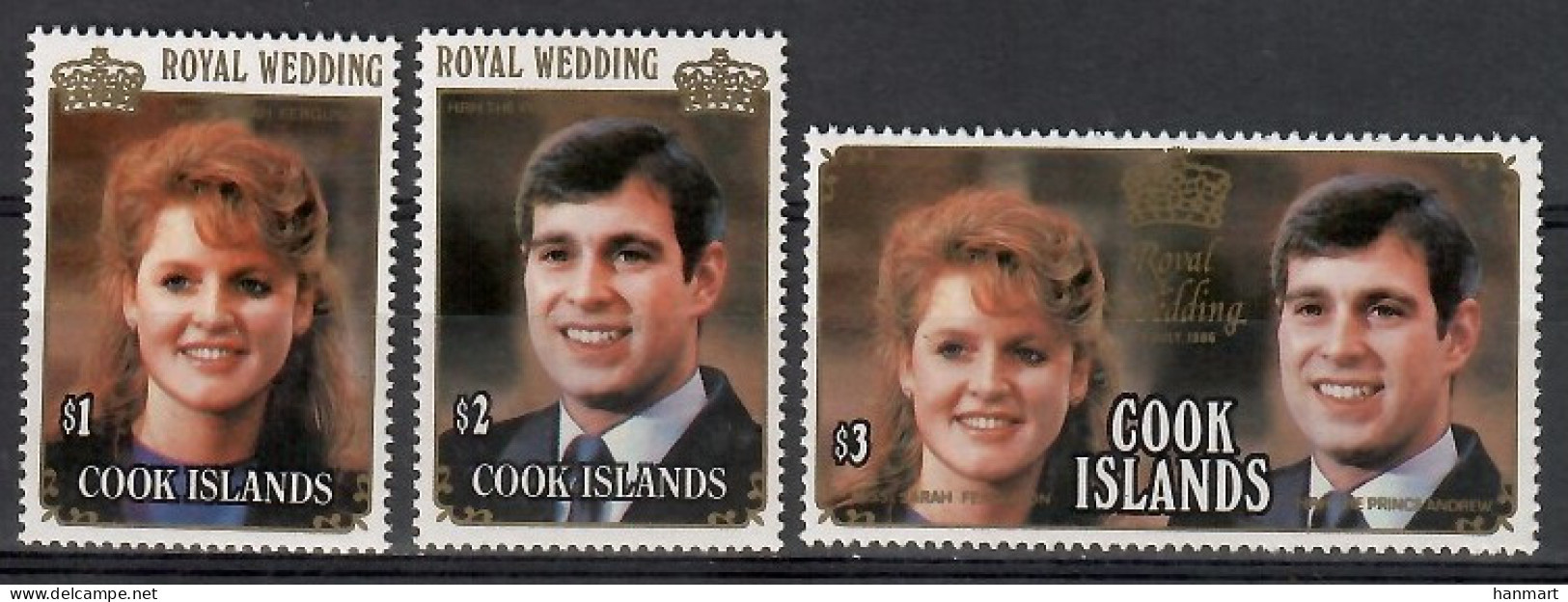 Cook Islands 1986 Mi 1117-1119 MNH  (ZS7 CKI1117-1119) - Autres