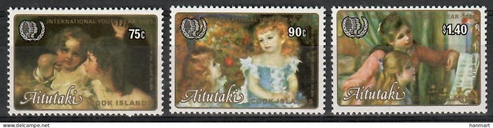 Aitutaki 1985 Mi 564-566 MNH  (ZS7 ATT564-566) - Other