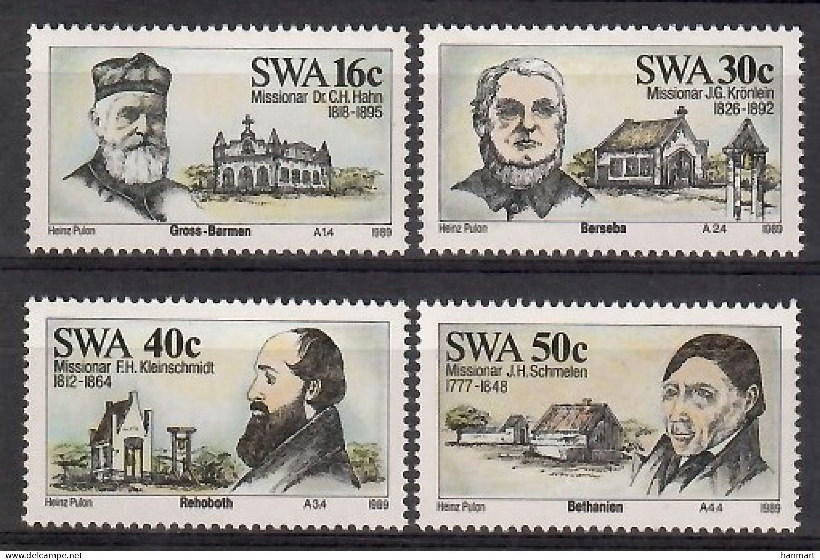 South-West Africa 1989 Mi 633-636 MNH  (ZS6 NMB633-636) - Sonstige