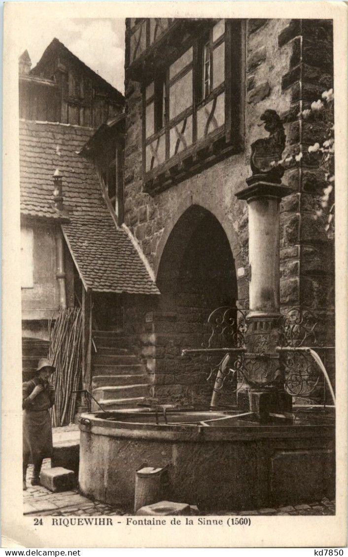 Riquewihr - Fontaine De La Sinne - Riquewihr