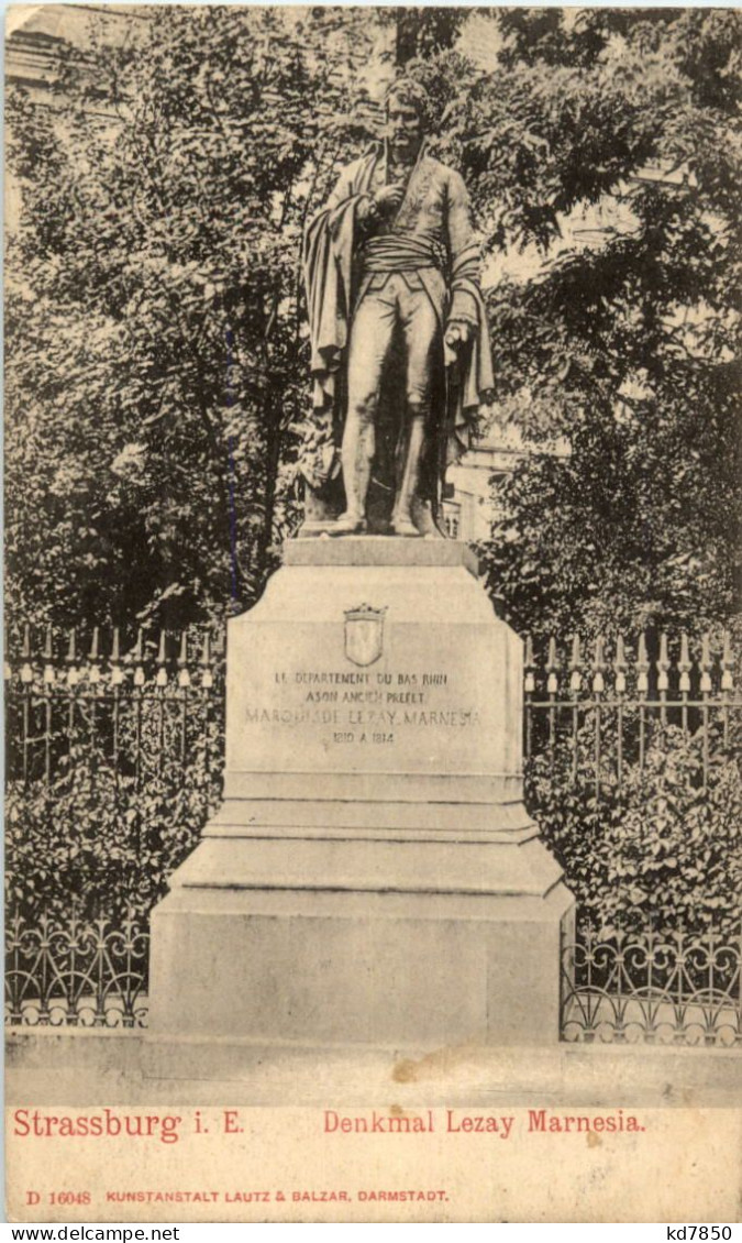 Strasbourg - Denkmal Lezay Marnesia - Strasbourg