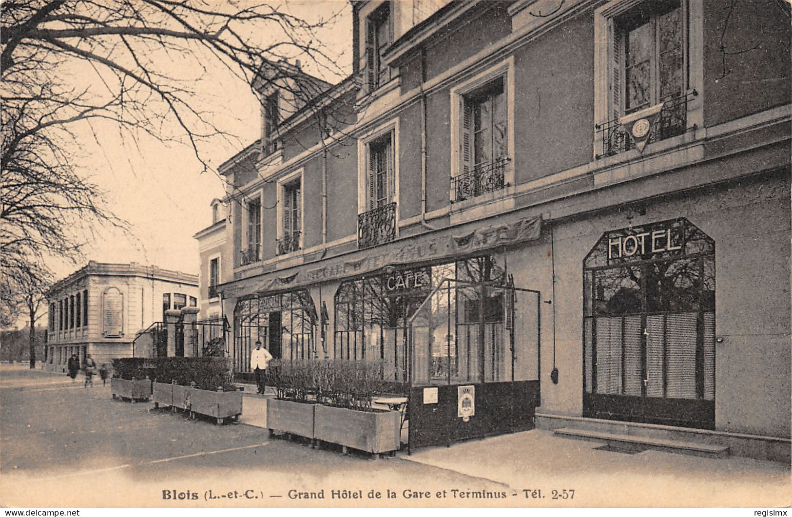 41-BLOIS-GRAND HOTEL DE LA GARE ET TERMINUS-N°2043-A/0247 - Blois