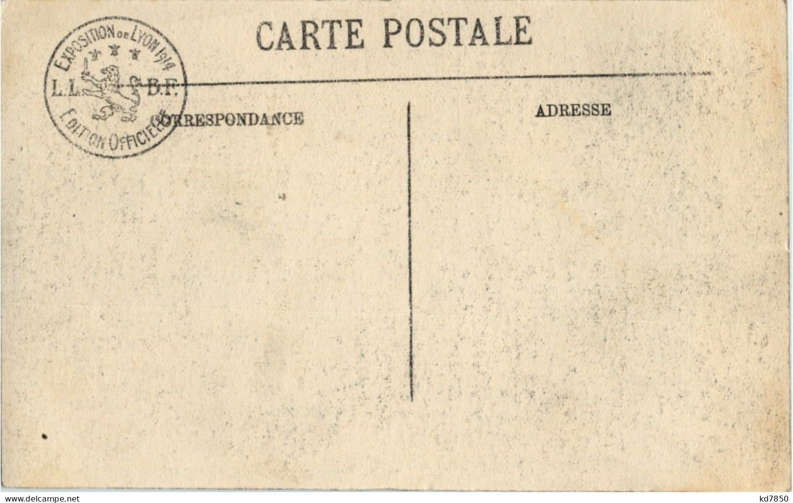 Lyon - Exposition Internationale 1914 - Other & Unclassified