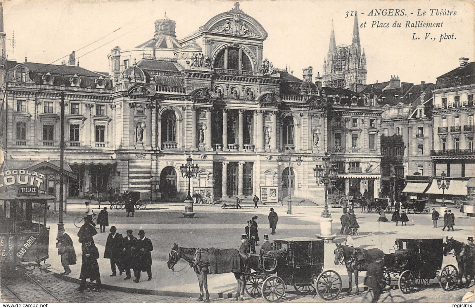 49-ANGERS-LE THEATRE-N°2043-G/0005 - Angers