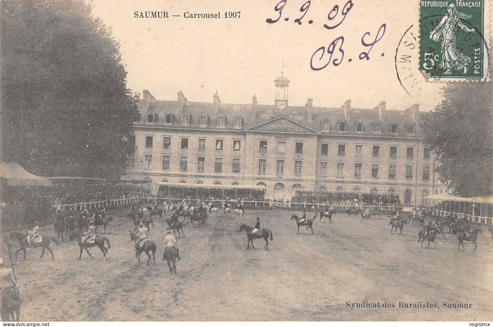 49-SAUMUR-CARROUSEL 1907-N°2043-F/0245 - Saumur