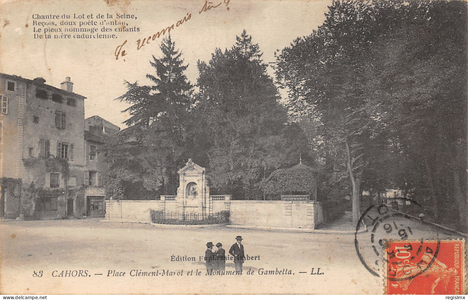 46-CAHORS-PLACE CLEMENT MAROT-N°2043-E/0147 - Cahors