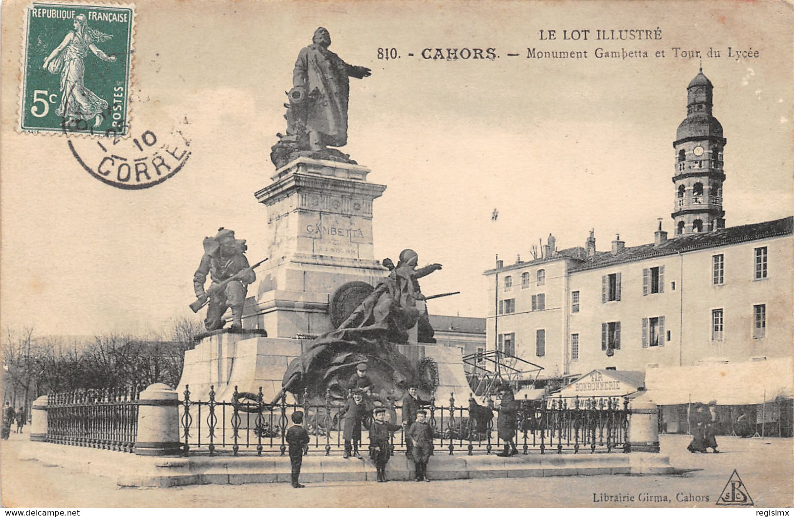 46-CAHORS-MONUMENT GAMBETTA-N°2043-E/0093 - Cahors