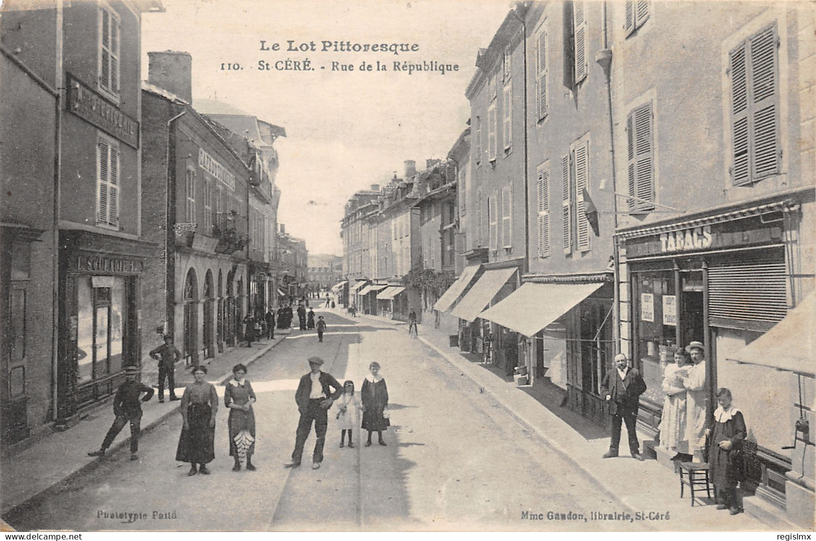 46-SAINT CERE-RUE DE LA REPUBLIQUE-N°2043-E/0091 - Andere & Zonder Classificatie